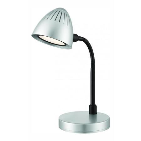 LITE SOURCE Led Desk Lamp Silver Type Led Bulb 3W (Lr-522390) LS-22390SILV